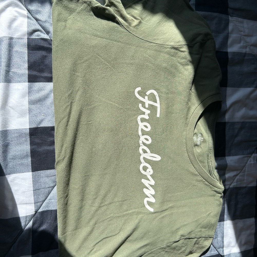 Green 'Freedom' T-Shirt